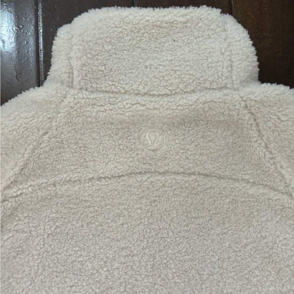 Lululemon Scuba Oversized Half-Zip Fleece Hoodie White XS/S (special edition) - Picture 4 of 4
